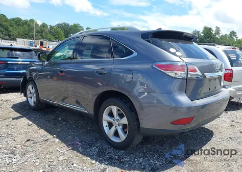2014 Lexus Rx 350 из США, поврежденный, VIN 2T2ZK1BA1EC144470